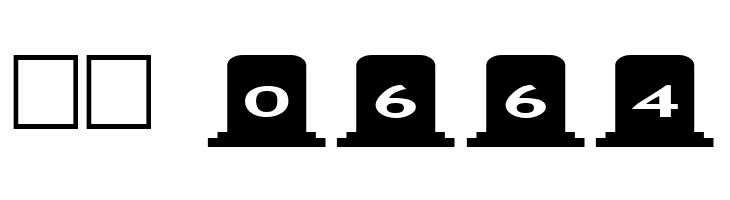 AlphaShapes gravestones  Скачать бесплатные шрифты