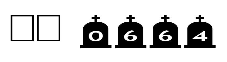AlphaShapes gravestones 3  Скачать бесплатные шрифты