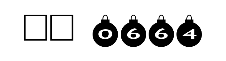 AlphaShapes xmas balls  Скачать бесплатные шрифты