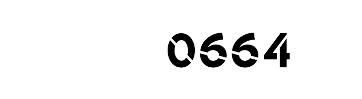 BPmonoStencil Bold  Скачать бесплатные шрифты