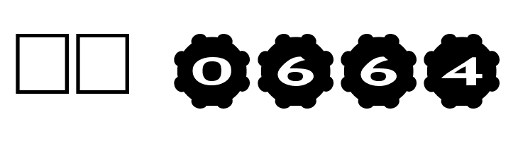 AlphaShapes gears 2  Скачать бесплатные шрифты