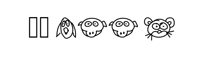 Aka-Acid-Animaux  Скачать бесплатные шрифты