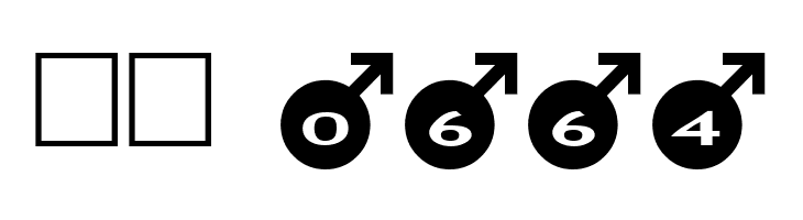 AlphaShapes male  Скачать бесплатные шрифты