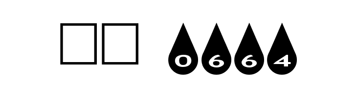 AlphaShapes raindrops  Скачать бесплатные шрифты