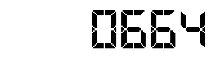 Advanced Pixel LCD-7  Скачать бесплатные шрифты