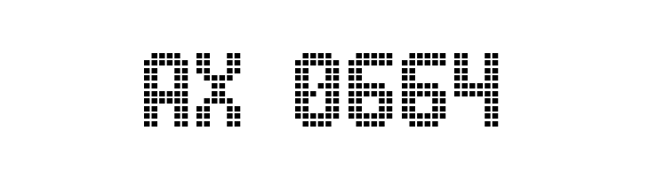 Advanced LED Board-7  Скачать бесплатные шрифты