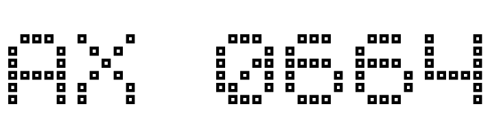 Brick LED-7  Скачать бесплатные шрифты