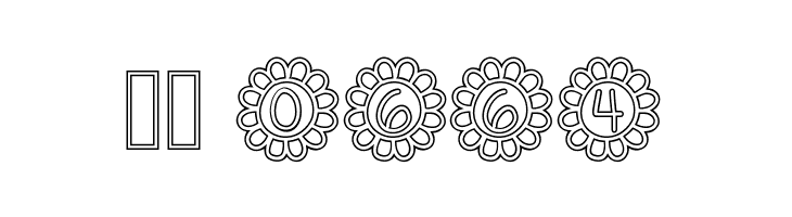 Flower Power Hollow  Скачать бесплатные шрифты