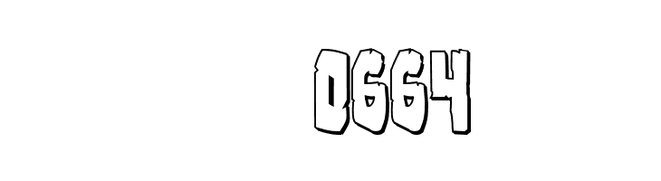 Clubber Lang 3D Regular  Скачать бесплатные шрифты