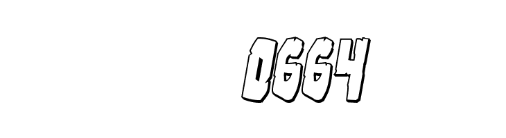 Clubber Lang 3D Italic  Скачать бесплатные шрифты