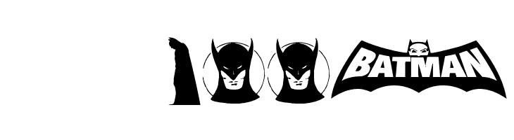 Batman Evolution Logo Font  Скачать бесплатные шрифты