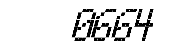 Cross led tfb bold Italic  Скачать бесплатные шрифты