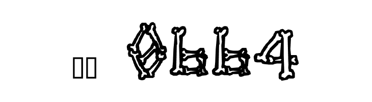 A skeleton in your closet  Скачать бесплатные шрифты