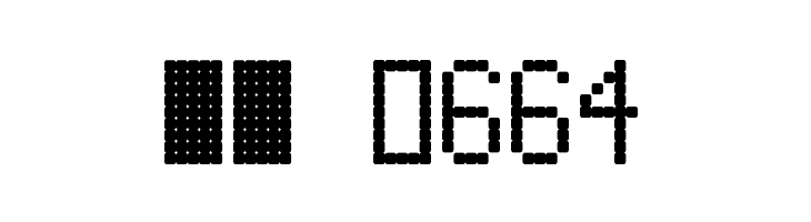 LED LCD 123  Скачать бесплатные шрифты