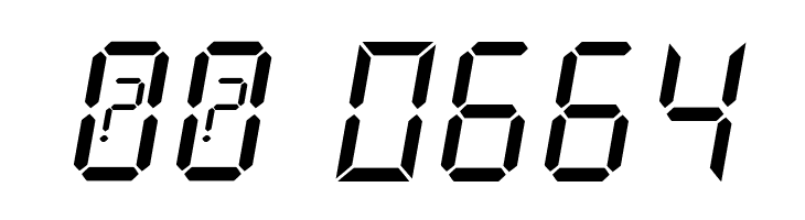 New X Digital tfb  Скачать бесплатные шрифты