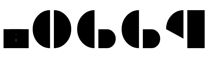 Trifolium Stencil Regular  Скачать бесплатные шрифты