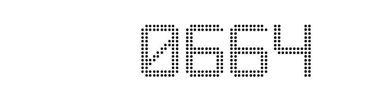 Big Daddy LED TFB  Скачать бесплатные шрифты