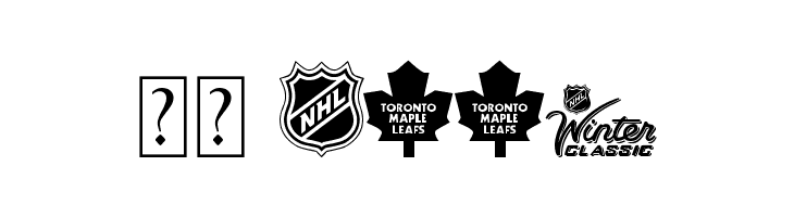 NHL  Скачать бесплатные шрифты