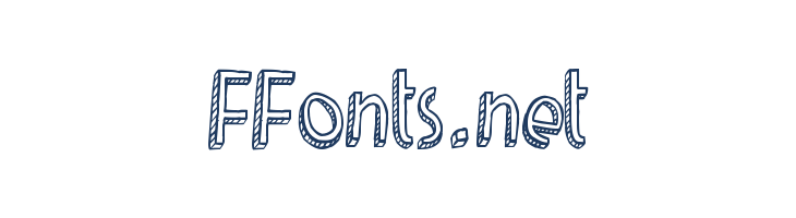 Denne Shuffle Euro Hollow font — Lorem ipsum body text preview