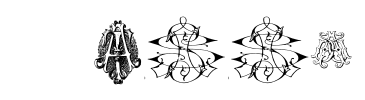 Intellecta Monograms Random Samples Nine  Скачать бесплатные шрифты
