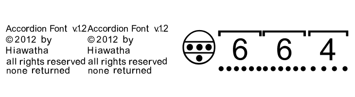 Accordion  Скачать бесплатные шрифты