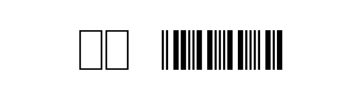 3 of 9 Barcode  Скачать бесплатные шрифты