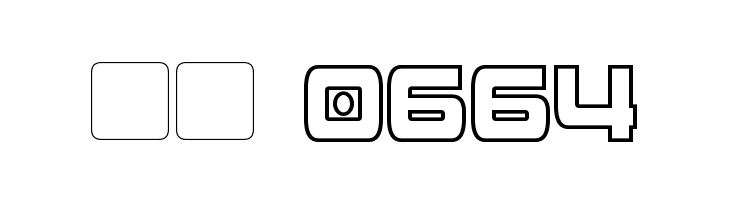 Mission GT-R Hollow Condensed  Скачать бесплатные шрифты