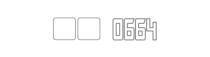 Megatron Condensed Hollow  Скачать бесплатные шрифты