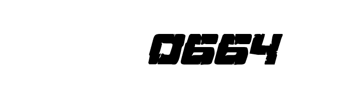 Ore Crusher Condensed Italic  Скачать бесплатные шрифты