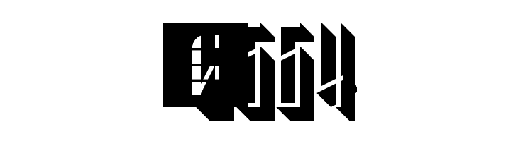 Tall Boy 3D Regular  Скачать бесплатные шрифты