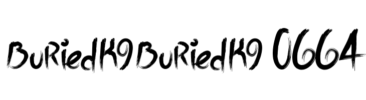BuriedK9  Скачать бесплатные шрифты