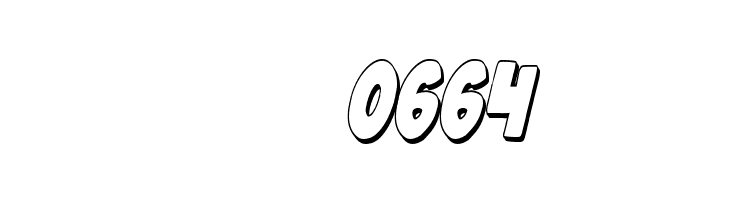 Jack's Candlestick 3D Extra-condensed  Скачать бесплатные шрифты