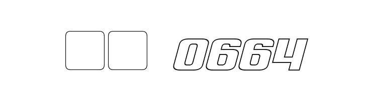 Clark Hollow Italic  Скачать бесплатные шрифты