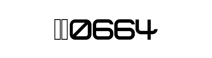 01 DigitMono  Скачать бесплатные шрифты