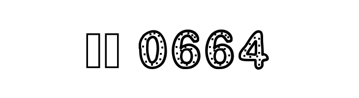 GaelleNumber2  Скачать бесплатные шрифты