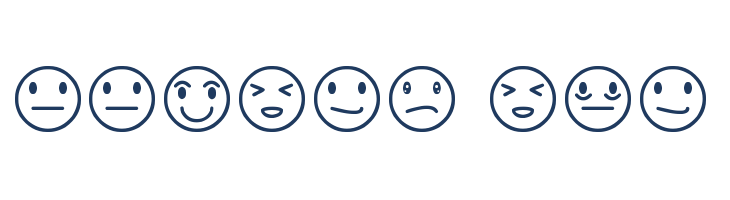 Rostros y emociones font — Lorem ipsum body text preview