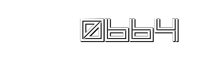 2 Lines shadow  Скачать бесплатные шрифты