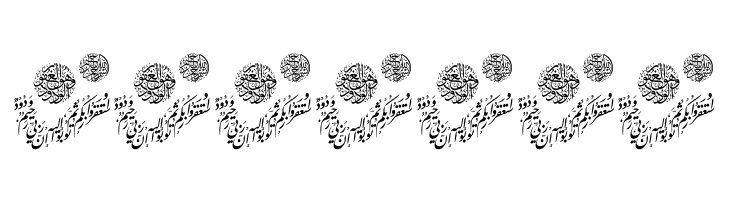 Aayat Quraan_039  Скачать бесплатные шрифты