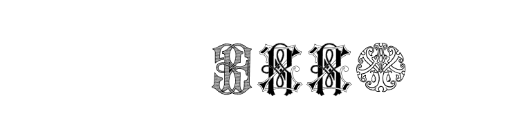 Intellecta Monograms Random Samples Eight  Скачать бесплатные шрифты