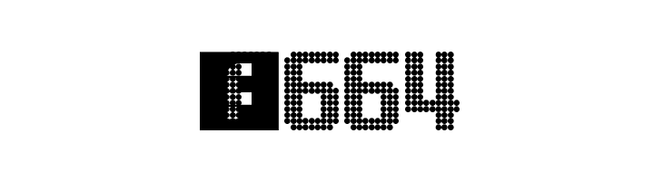 Lightdot 13x9 Regular  Скачать бесплатные шрифты