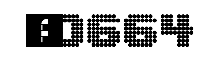 Lightdot 8x8 Regular  Скачать бесплатные шрифты