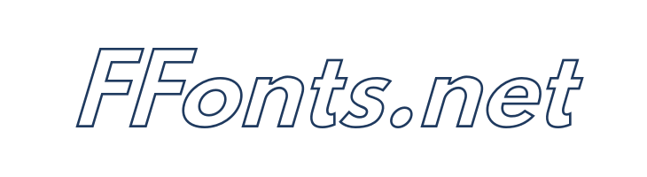 Hussar Bold Italic Outline font — Lorem ipsum body text preview