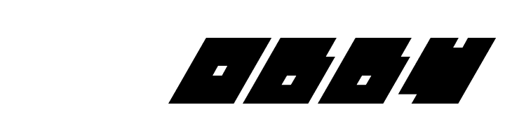 Big Bad Blocks Italic  Скачать бесплатные шрифты