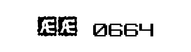 Binary X CHR BRK  Скачать бесплатные шрифты