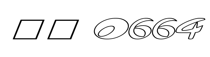 Qurve Hollow Wide Italic  Скачать бесплатные шрифты