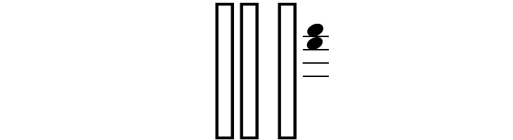 StaffClefPitches  Скачать бесплатные шрифты