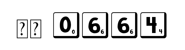 DJB Letter Game Tiles 2  Скачать бесплатные шрифты