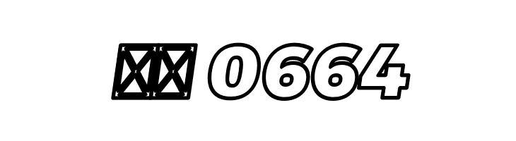 Trueno Black Outline Italic  Скачать бесплатные шрифты