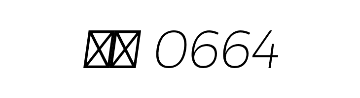 Trueno UltraLight Italic  Скачать бесплатные шрифты