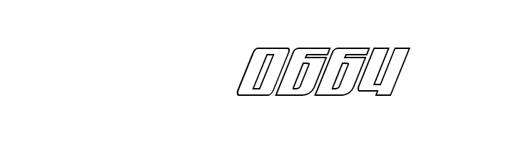 Quantum of Malice Outline Italic  Скачать бесплатные шрифты